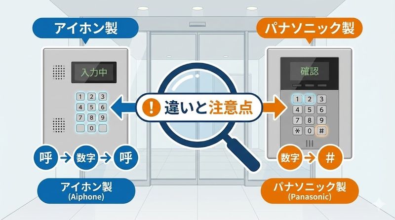 2.オートロック暗証番号の入力方法