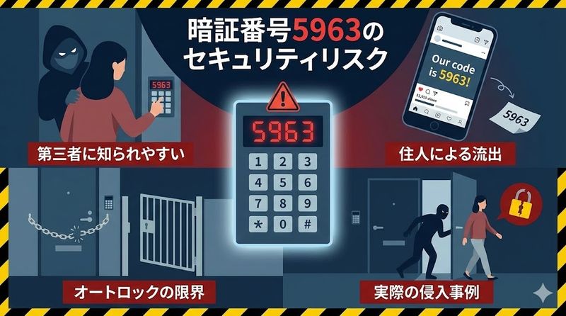 3.暗証番号5963のセキュリティリスク
