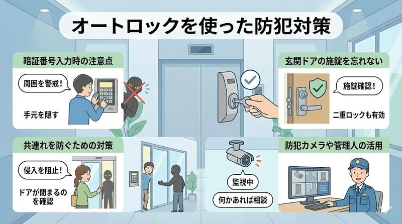 5.オートロックを使った防犯対策