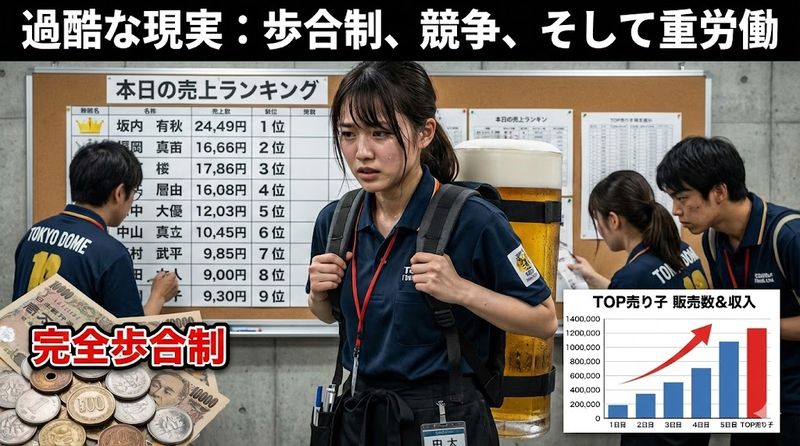 3.売り子の収入と働き方の実態
