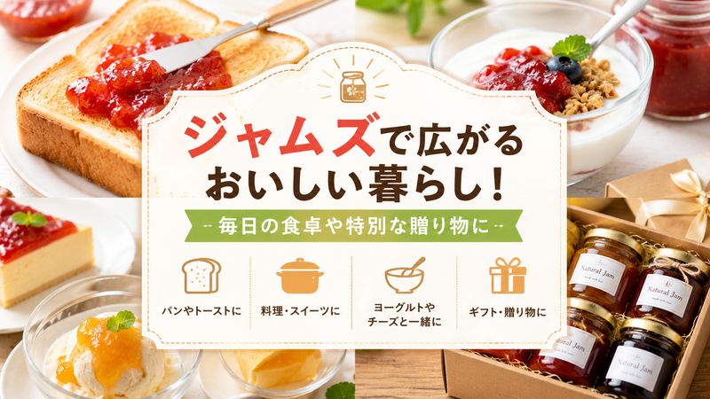 3.ジャムズの使い方・おすすめの食べ方
