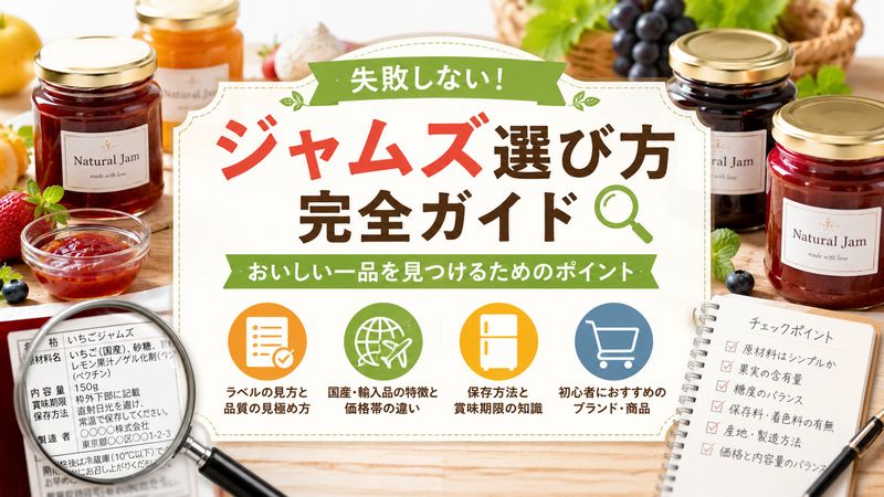 4.ジャムズの選び方・購入前に知っておきたいこと