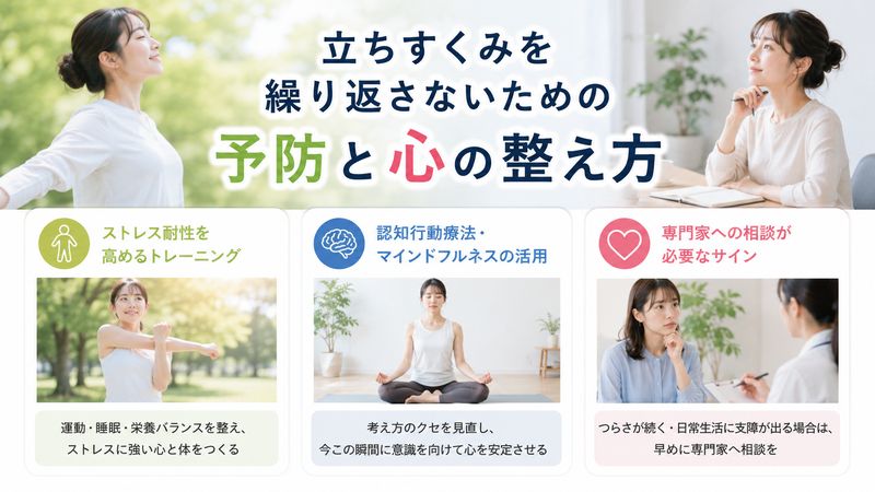 4.立ちすくみを繰り返さないための予防と心の整え方