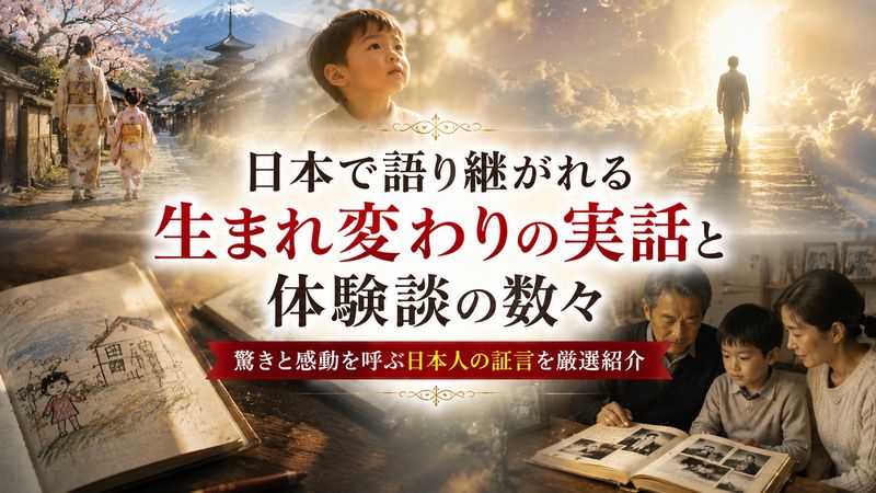 3.日本国内で語られる生まれ変わりの実話と体験談