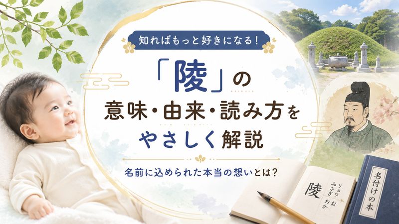 2.「陵」の意味・由来・漢字としての本来の読み方