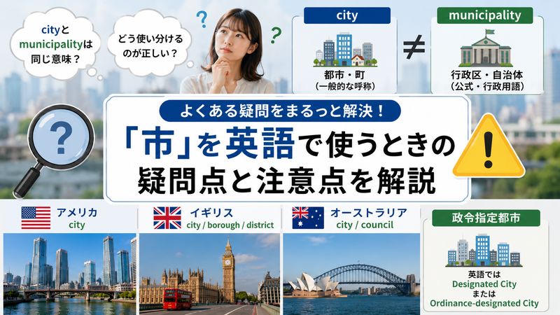 4.「市 英語」でよくある疑問と間違いやすいポイント