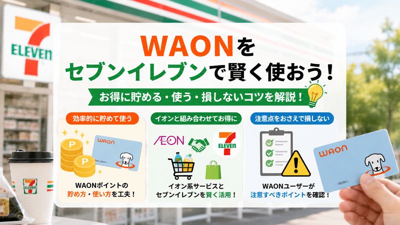 4. WAONをセブンイレブンで賢く活用するための実践テクニック