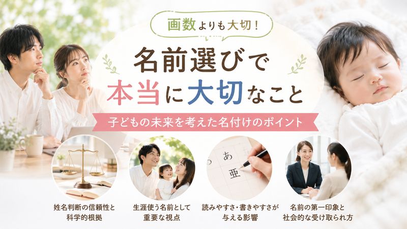 3.姓名判断・画数より名前選びで本当に大切なこと