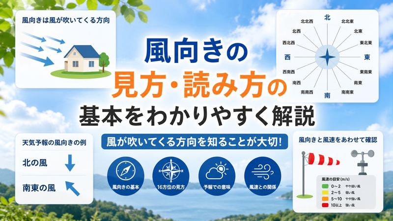 2.風向きの見方・読み方の基本