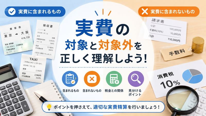 2.実費に含まれるもの・含まれないもの