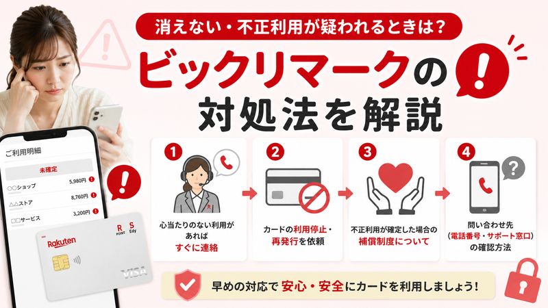 3.ビックリマークが消えない・不正利用が疑われる場合の対処法