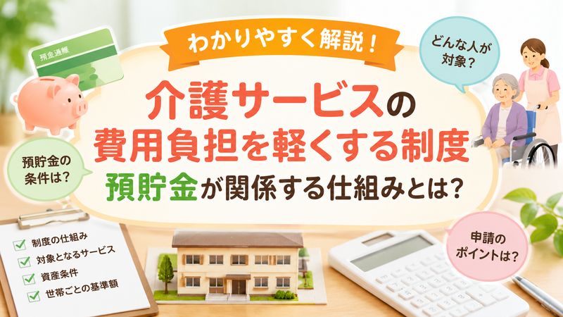 1.介護保険の負担限度額認定とは？預貯金が関係する仕組みを解説