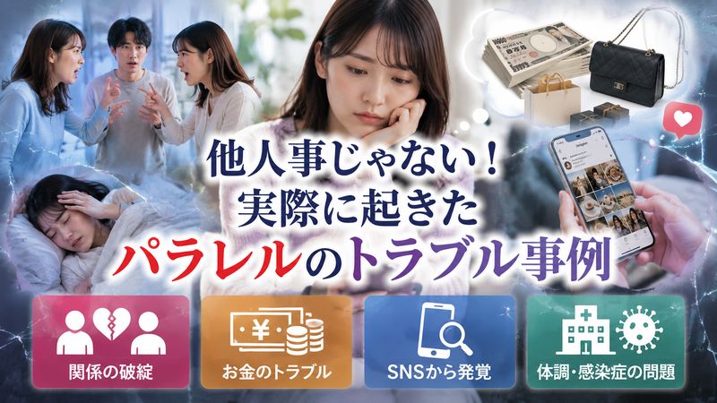 3.【具体例】パラレルが原因で起きたトラブル事例