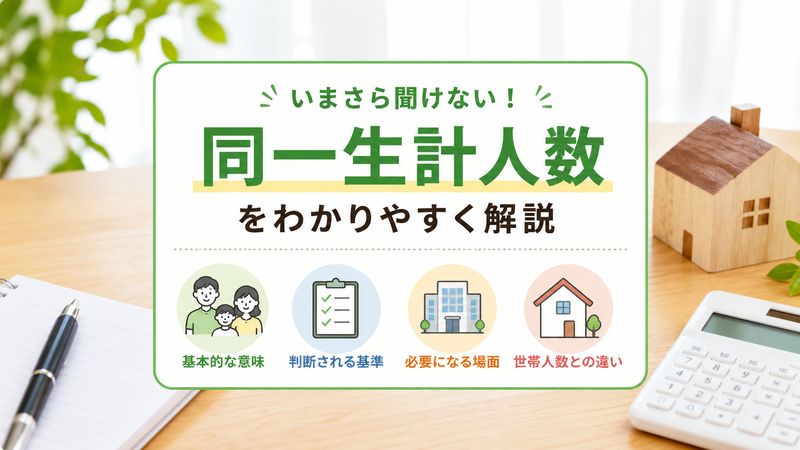 1.同一生計人数とは何か