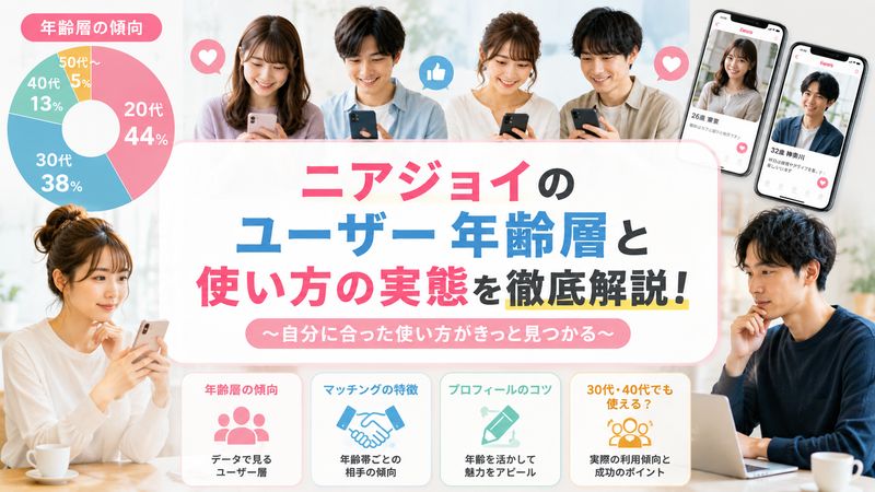 3.ニアジョイのユーザー年齢層と使い方の実態