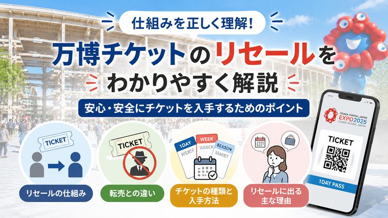 1. 万博チケットのリセールとは?基本的な仕組みを理解しよう