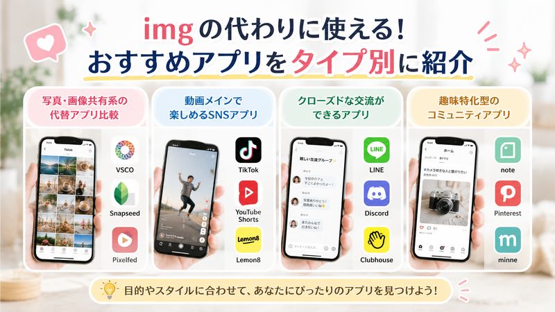 3.imgの代わりになるおすすめアプリ