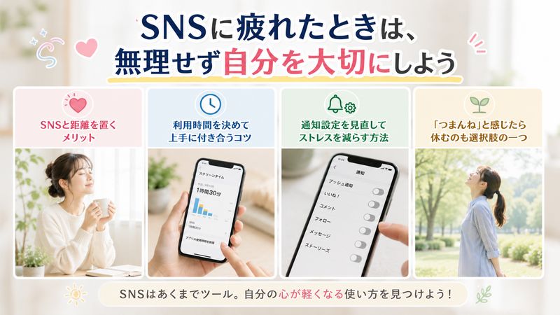 4.SNS疲れを感じたときの向き合い方