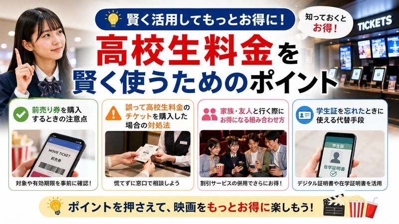 4.高校生料金を賢く使うためのポイント
