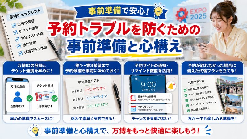 4.予約トラブルを防ぐための事前準備と心構え
