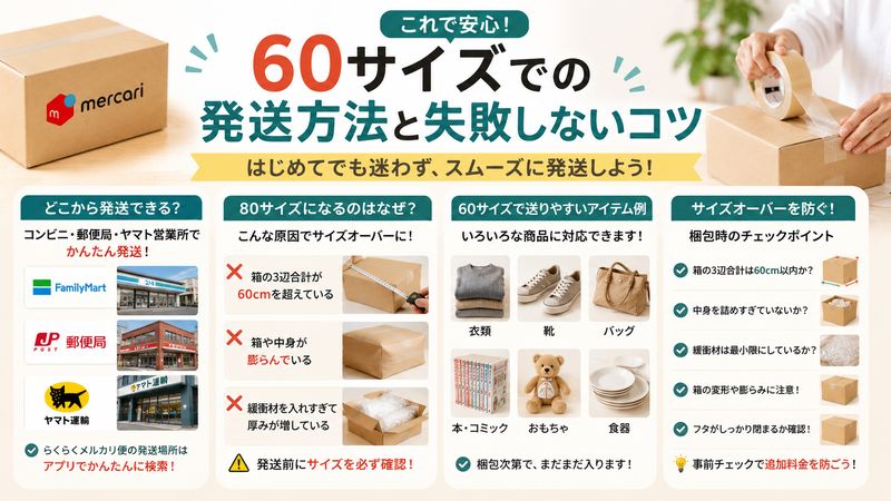 4.60サイズでの発送方法と失敗しないコツ
