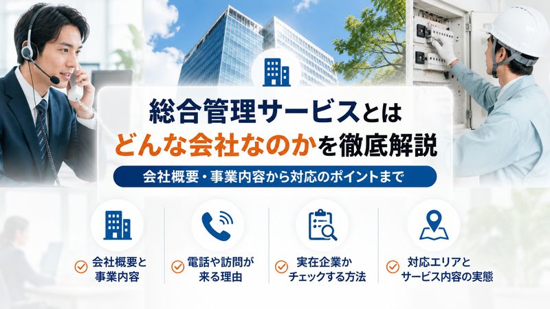 1.総合管理サービスとはどんな会社なのか