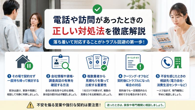4.電話や訪問があったときの正しい対処法