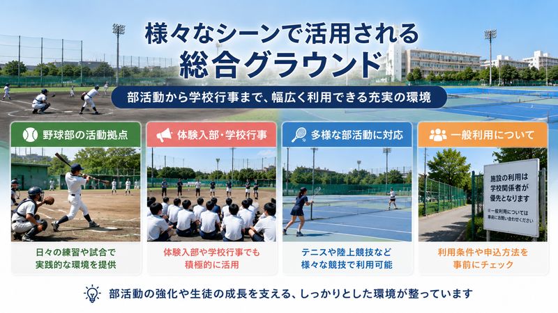 3.昭和学院大町総合グラウンドの利用シーン