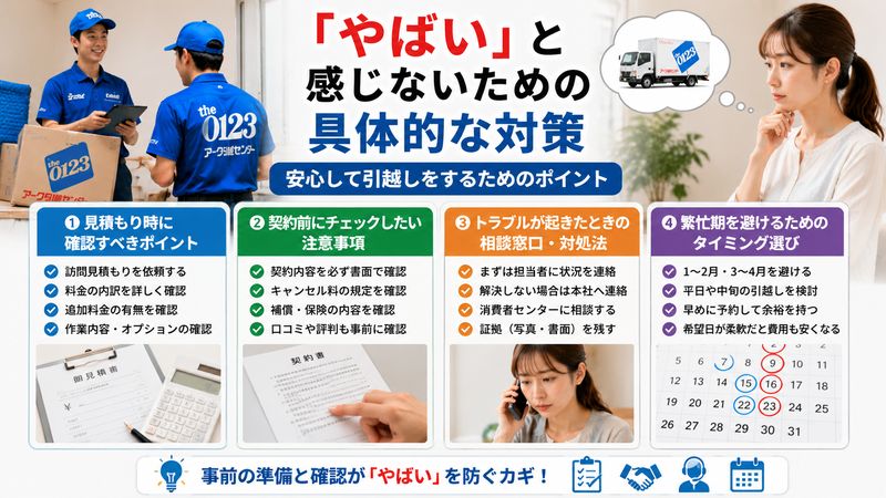 3.「やばい」と感じないための具体的な対策