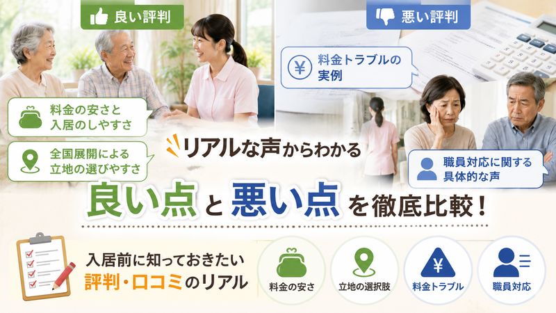 3.実際の評判・口コミから見る良い点と悪い点