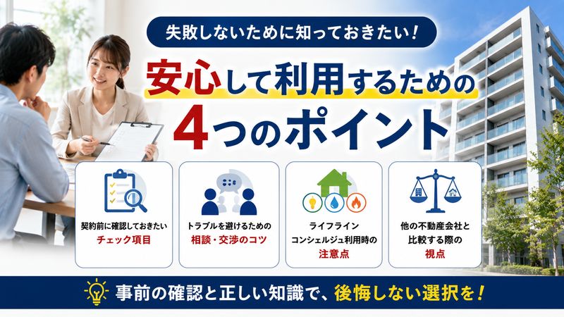4.アエラスグループを安心して利用するためのポイント