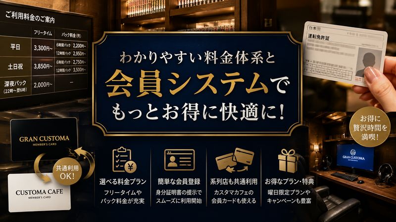 2.グランカスタマの料金体系と会員登録の流れ