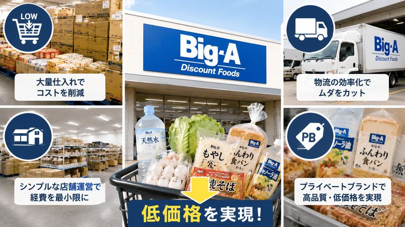 2.ビッグエーはなぜここまで安いのか