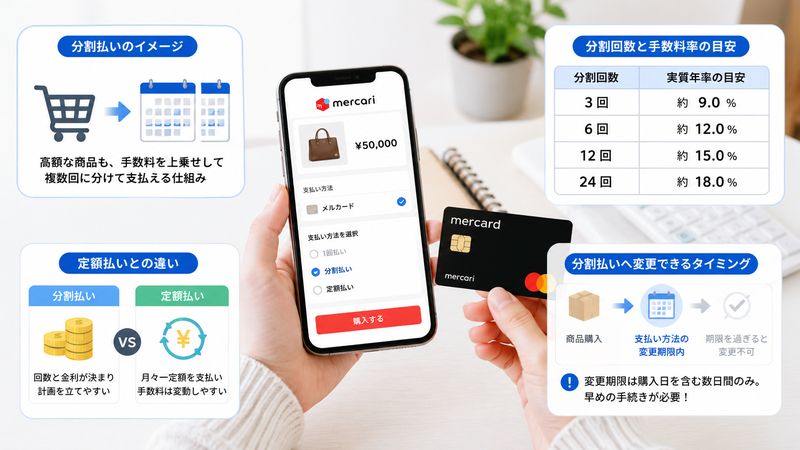 2.メルカリの分割払いの仕組みを正しく理解する