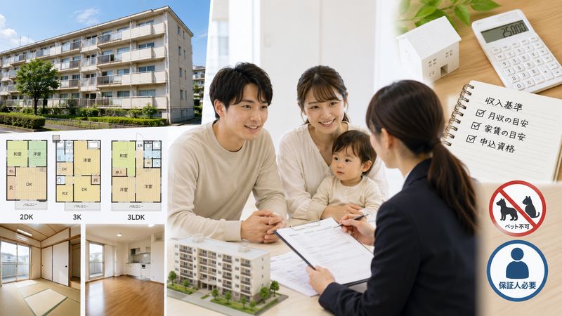 3.京都市営住宅の家賃・間取り・入居条件