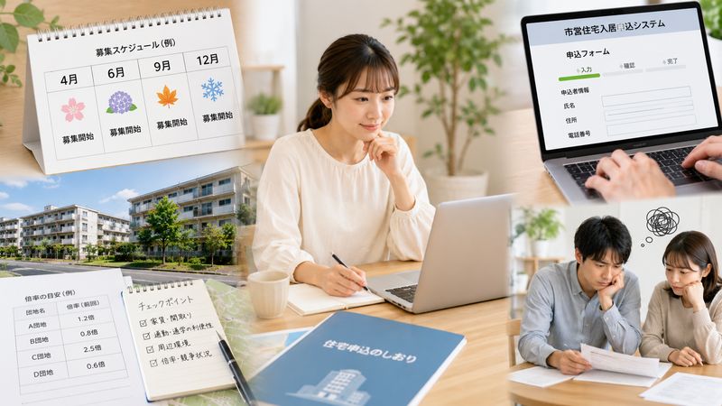 4.高倍率の市営住宅に入居するためのポイント