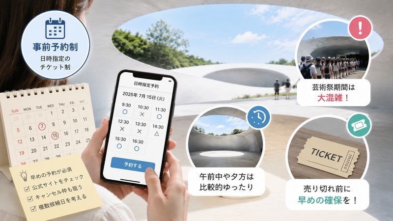 2.豊島美術館の混雑・予約に関する「やばい」実態