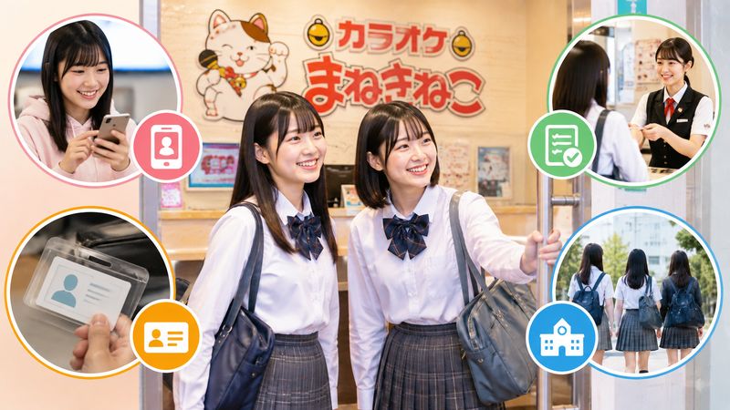 1.まねきねこは中学生だけで入店できるのか