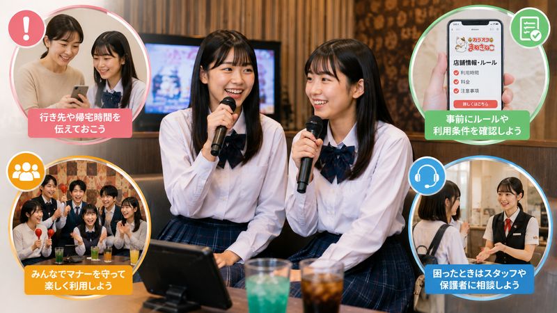 4.中学生だけでまねきねこを安心して利用するための注意点