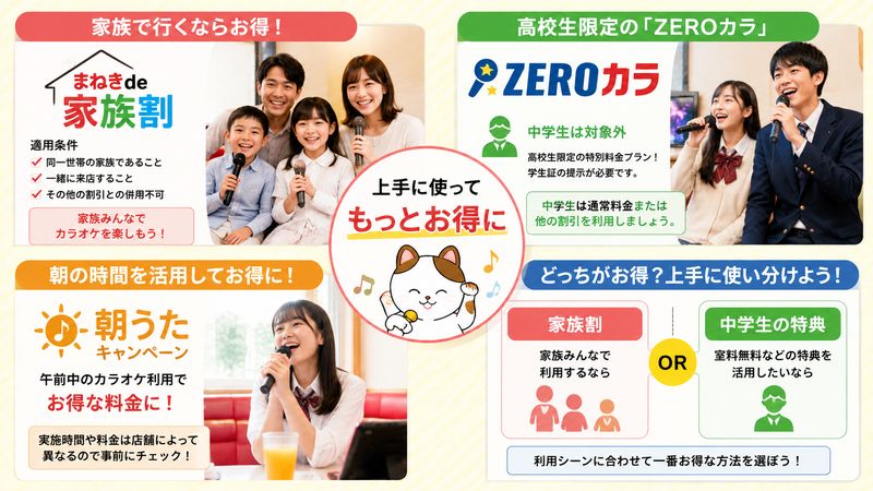 2.お得な割引制度を正しく使い分ける方法