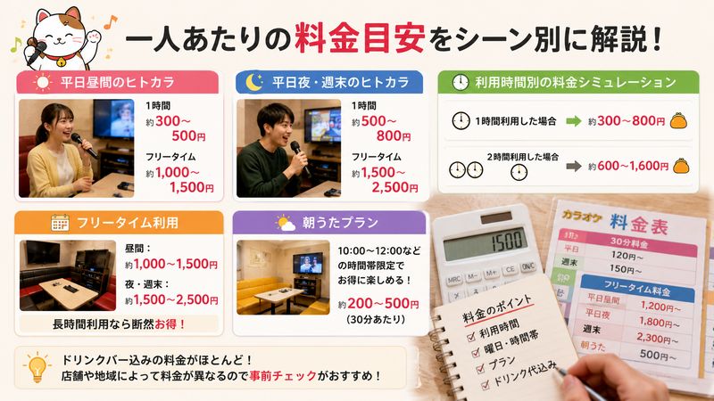2.一人あたりの料金目安【具体例】
