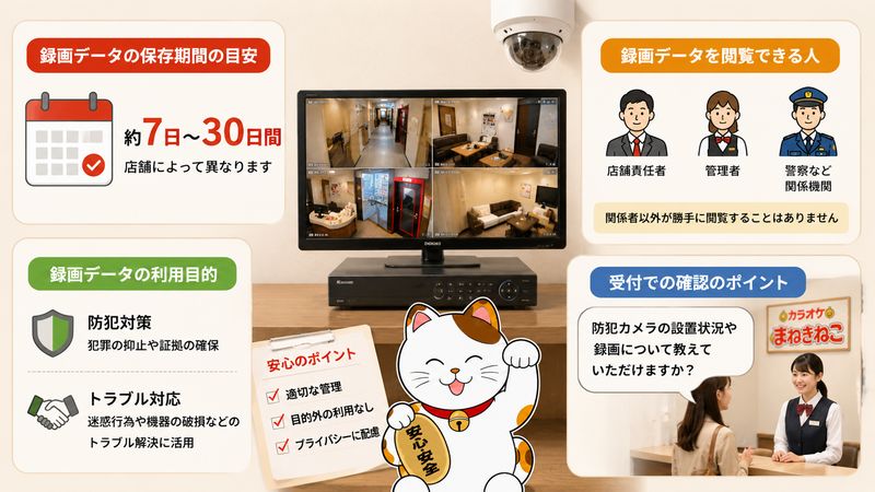 3.録画データの保存期間と確認方法