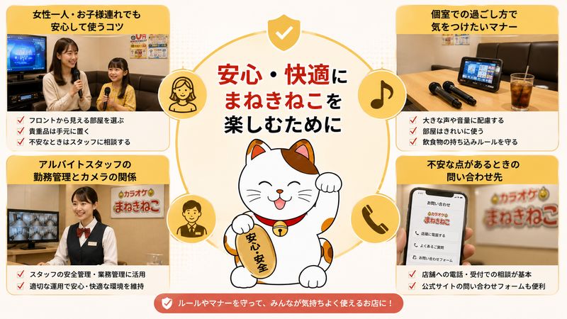 4.安心してまねきねこを利用するためのポイント