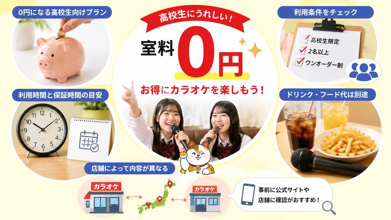 1.まねきねこの高校生料金は「ゼロカラ」が基本