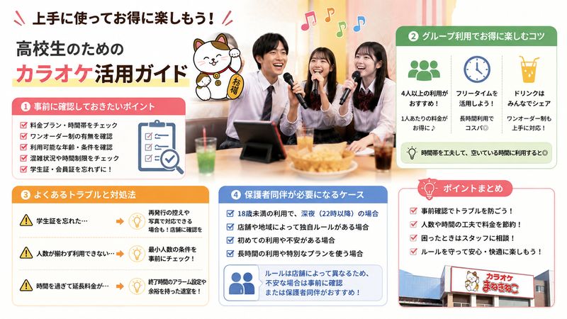 4.高校生がまねきねこを安く・安心して利用するコツ