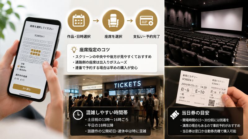 3.新宿ピカデリー スクリーン1のチケット予約方法