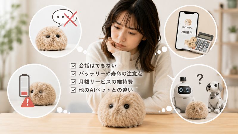2.購入前に知っておきたいモフリンのデメリット