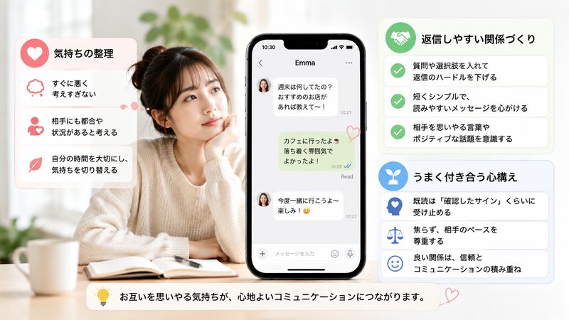 4.既読トラブルを防ぐための付き合い方
