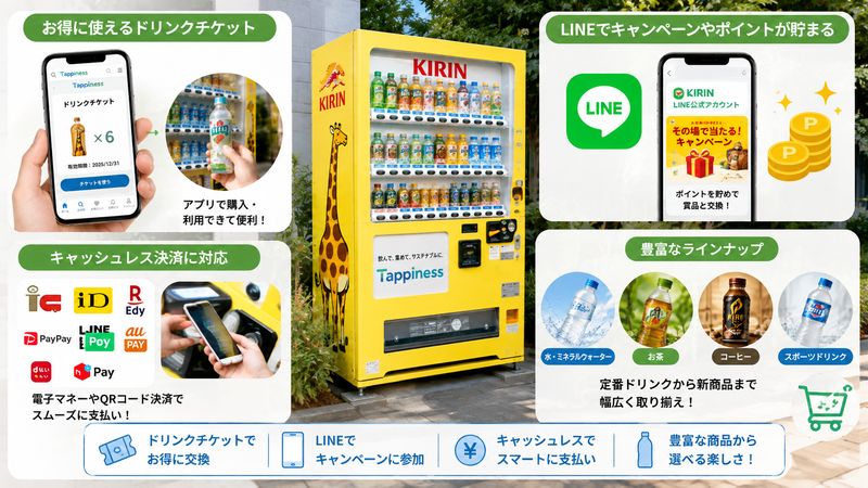 3.キリンの自動販売機をもっと便利に使う方法