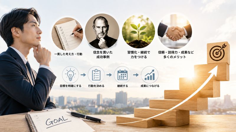4.首尾一貫している人の特徴と実例